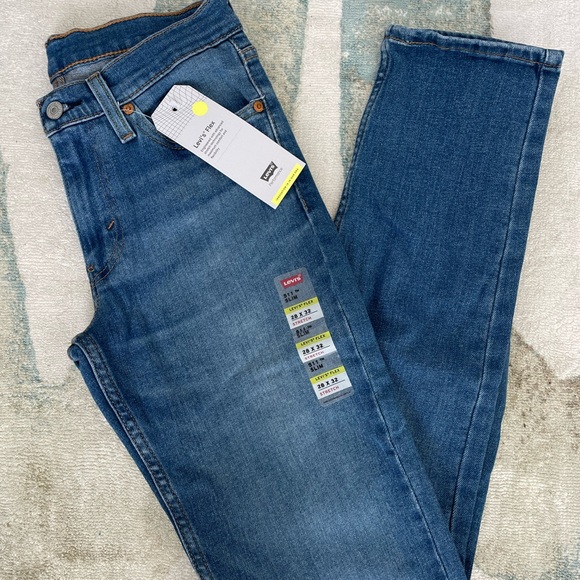 Levi's Jeans Nwt Levis 51 Men Slim Fit Blue Jeans Flex Stretch